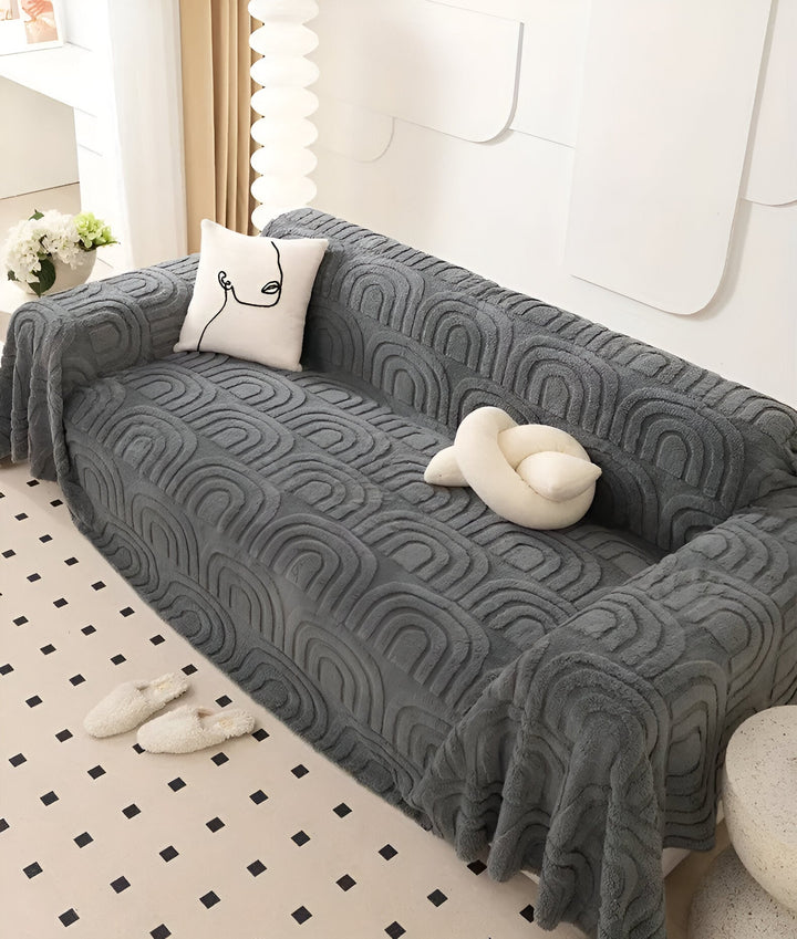BowLift | ArchPlush Sofa Cover | Jacquard Sofa Slipcover for All Sofa Types