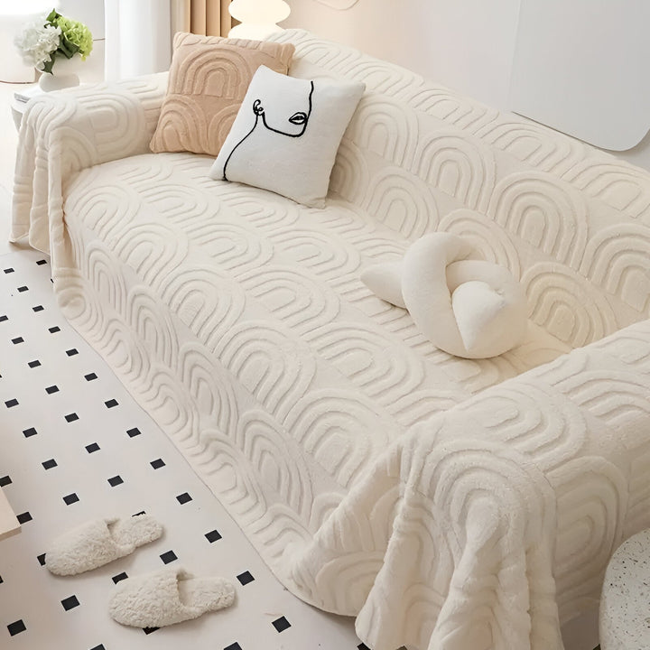 BowLift | ArchPlush Sofa Cover | Jacquard Sofa Slipcover for All Sofa Types