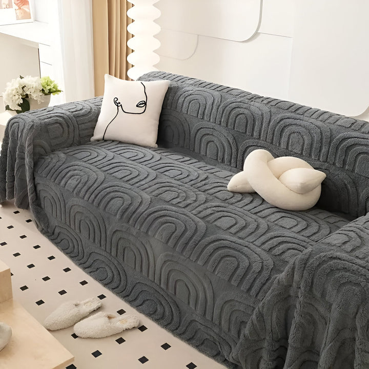 BowLift | ArchPlush Sofa Cover | Jacquard Sofa Slipcover for All Sofa Types