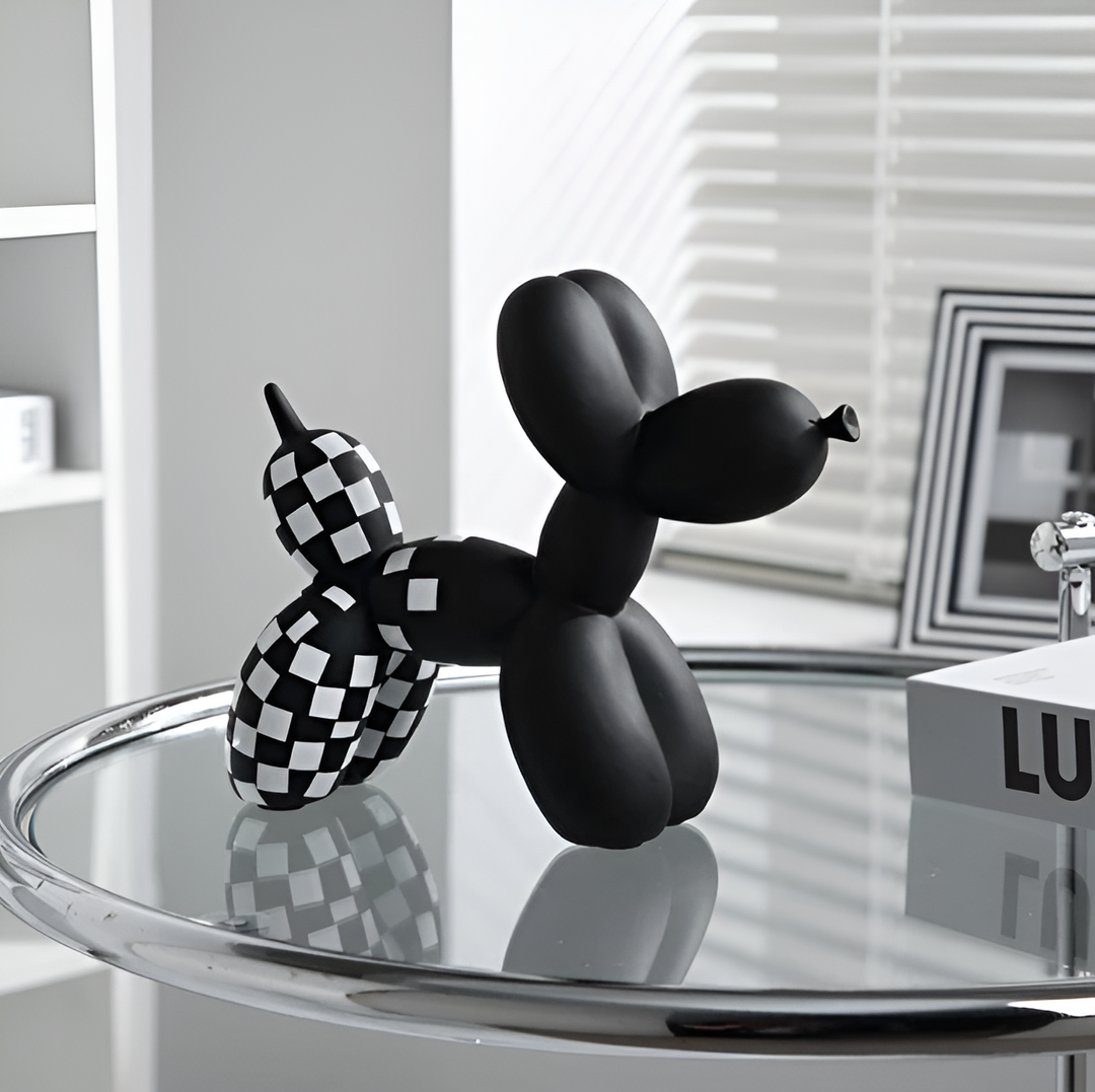 BowLift | Balloon Pup Art – Quirky Decor for Living Room, 10x10cm