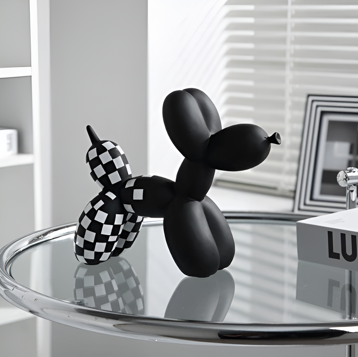 BowLift | Balloon Pup Art – Quirky Decor for Living Room, 10x10cm
