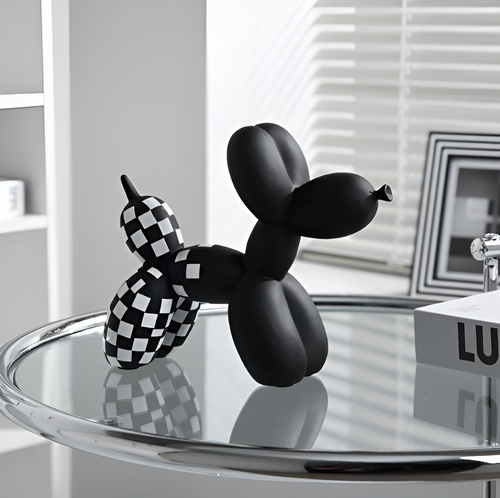 BowLift | Balloon Pup Art – Quirky Decor for Living Room, 10x10cm