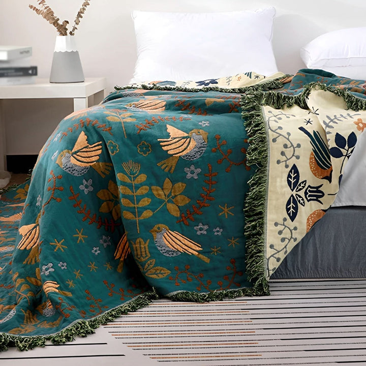 BowLift | FLUFFIOR - Handmade Reversible Cotton Blanket
