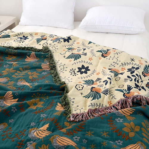 BowLift | FLUFFIOR - Handmade Reversible Cotton Blanket