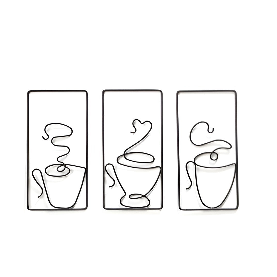 BowLift | Brewtiful Cups – Aesthetic coffee cup wall art made of iron