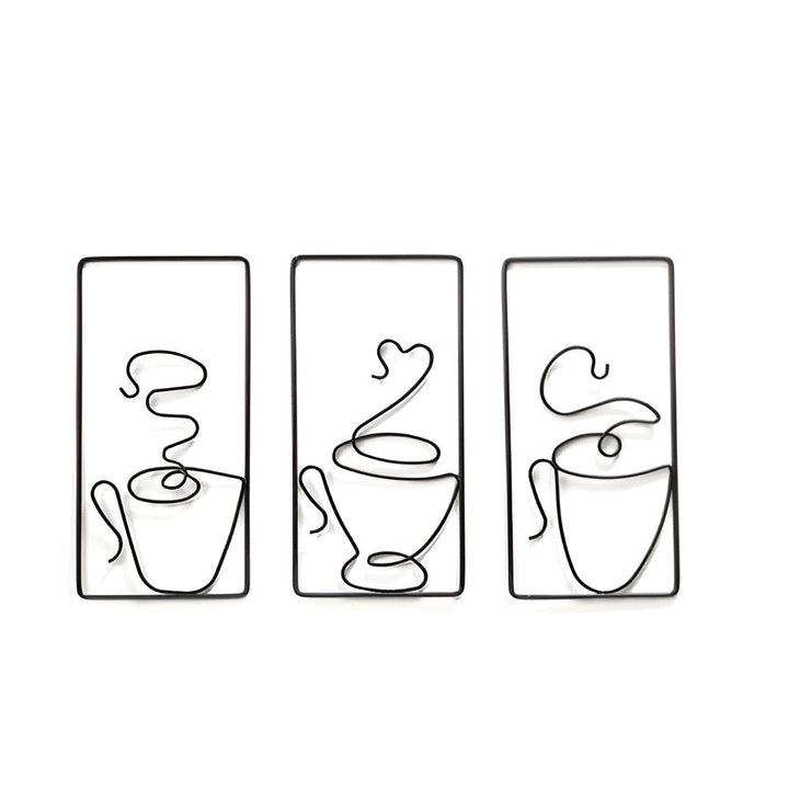 BowLift | Brewtiful Cups – Aesthetic coffee cup wall art made of iron