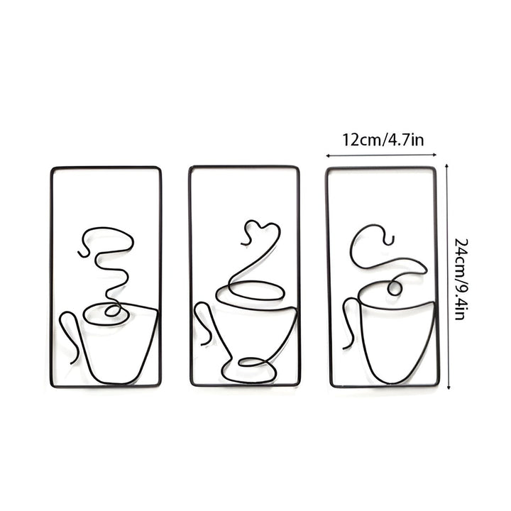 BowLift | Brewtiful Cups – Aesthetic coffee cup wall art made of iron
