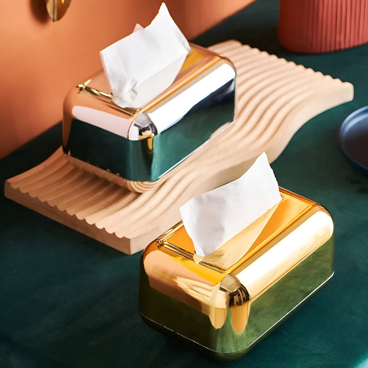 BowLift | Elegant Tissue Box Holder with Glossy Surface