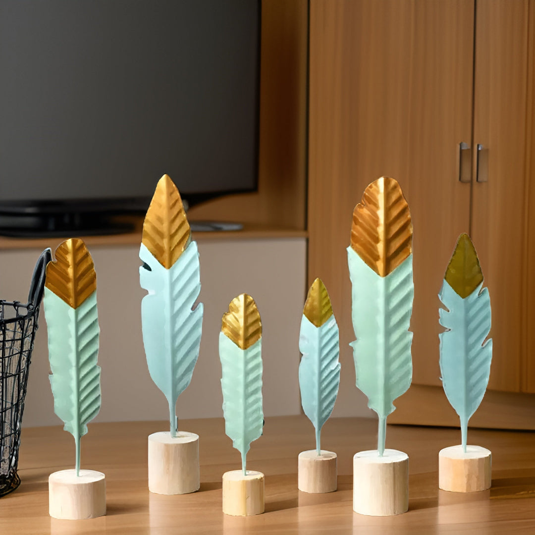 BowLift | Chic Touch Miniature Wood Ornaments – Iron and Wood