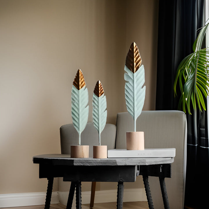 BowLift | Chic Touch Miniature Wood Ornaments – Iron and Wood