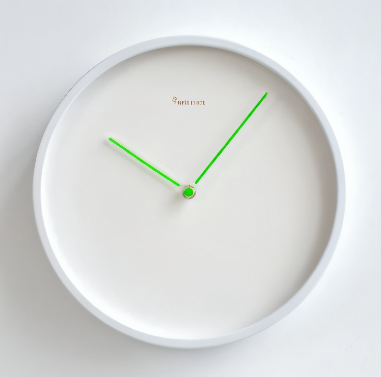 BowLift | Circ O'Clock – Modern Wall Clock Black with Silent Movement