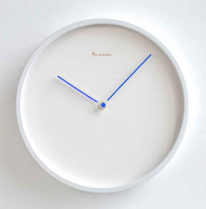 BowLift | Circ O'Clock – Modern Wall Clock Black with Silent Movement