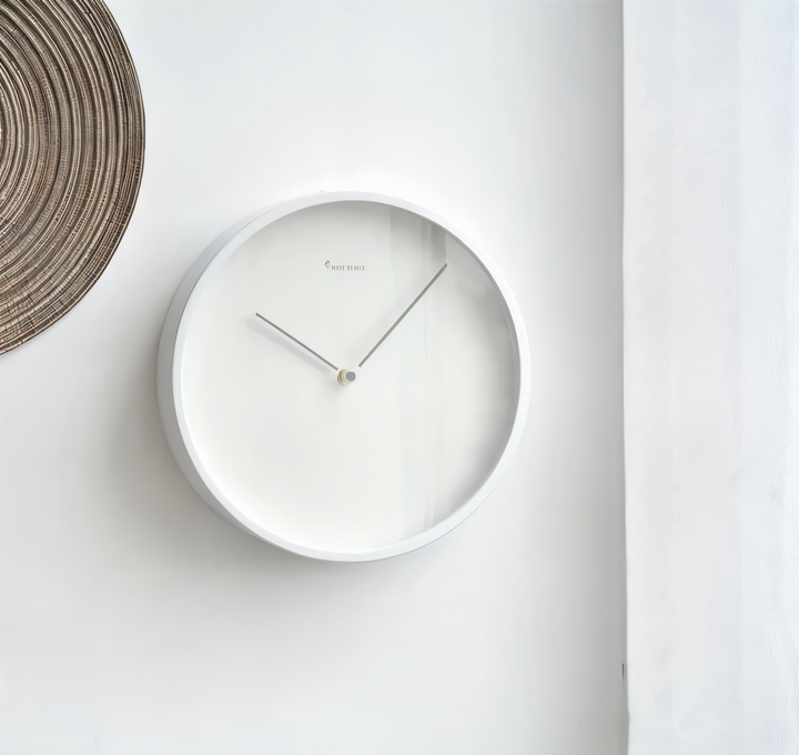 BowLift | Circ O'Clock – Modern Wall Clock Black with Silent Movement