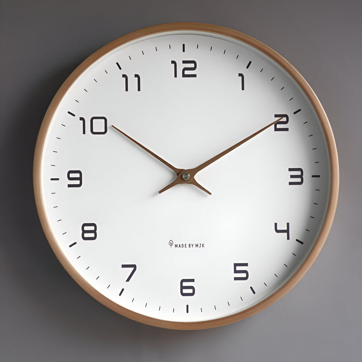 BowLift | Elegant Wooden Wall Clock 30 cm