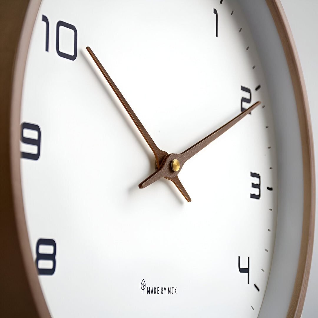 BowLift | Elegant Wooden Wall Clock 30 cm