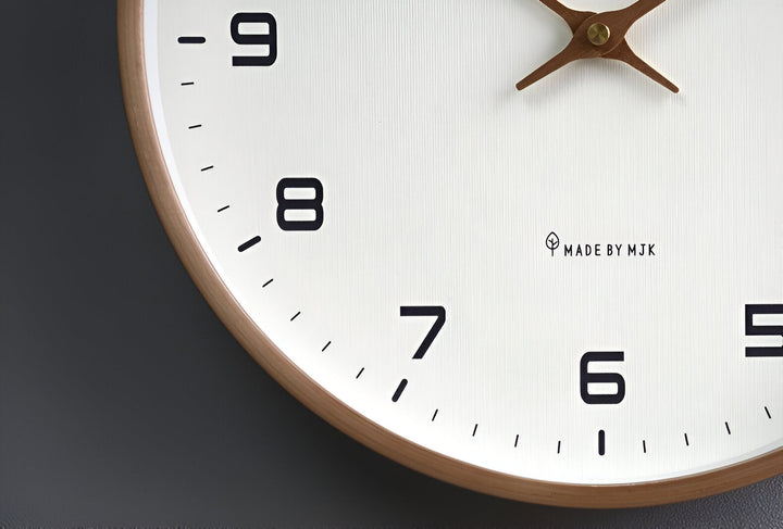 BowLift | Elegant Wooden Wall Clock 30 cm