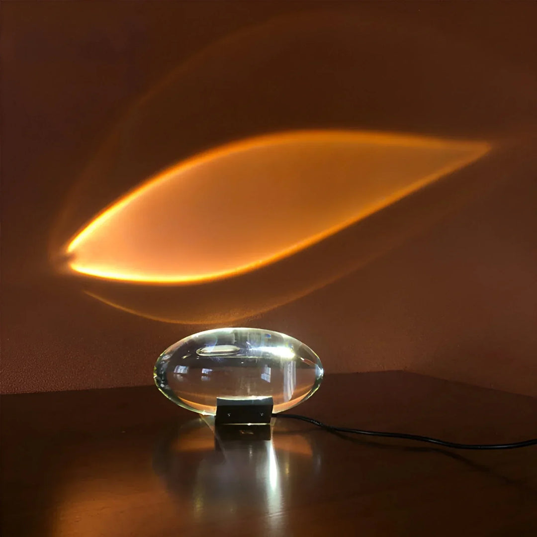 BowLift | Luminora Prisma Projection Lamp | Magical Light Effects | 360° Rotatable | USB Powered & Energy Saving