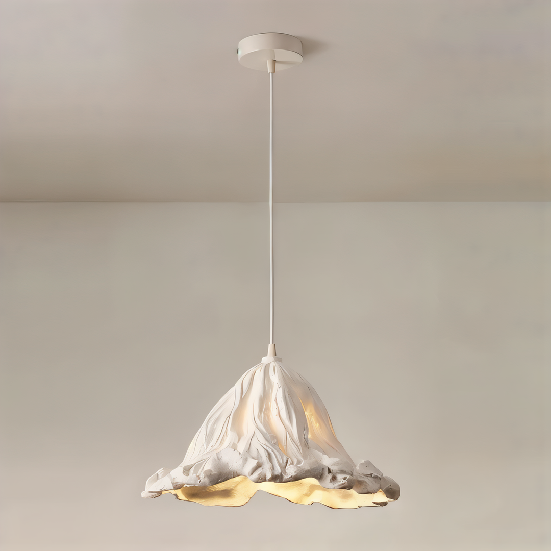 BowLift | Artistic Pendant Lamp made of Resin with Volcanic Design