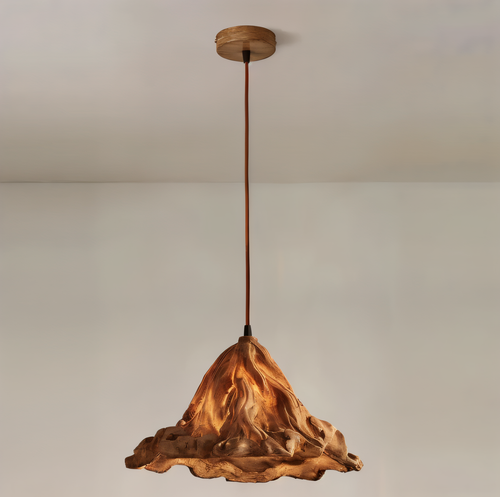 BowLift | Artistic Pendant Lamp made of Resin with Volcanic Design