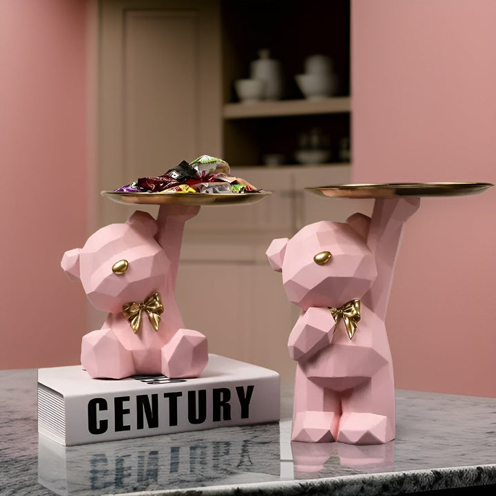 BowLift | Geometric Bear | Multifunctional Decoration and Key Holder