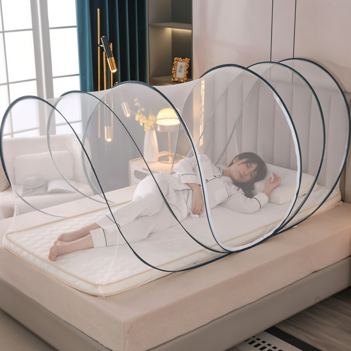 BowLift | Folding Mosquito Net for Bed – Effective Mosquito Protection made of Polyester and Fiberglass