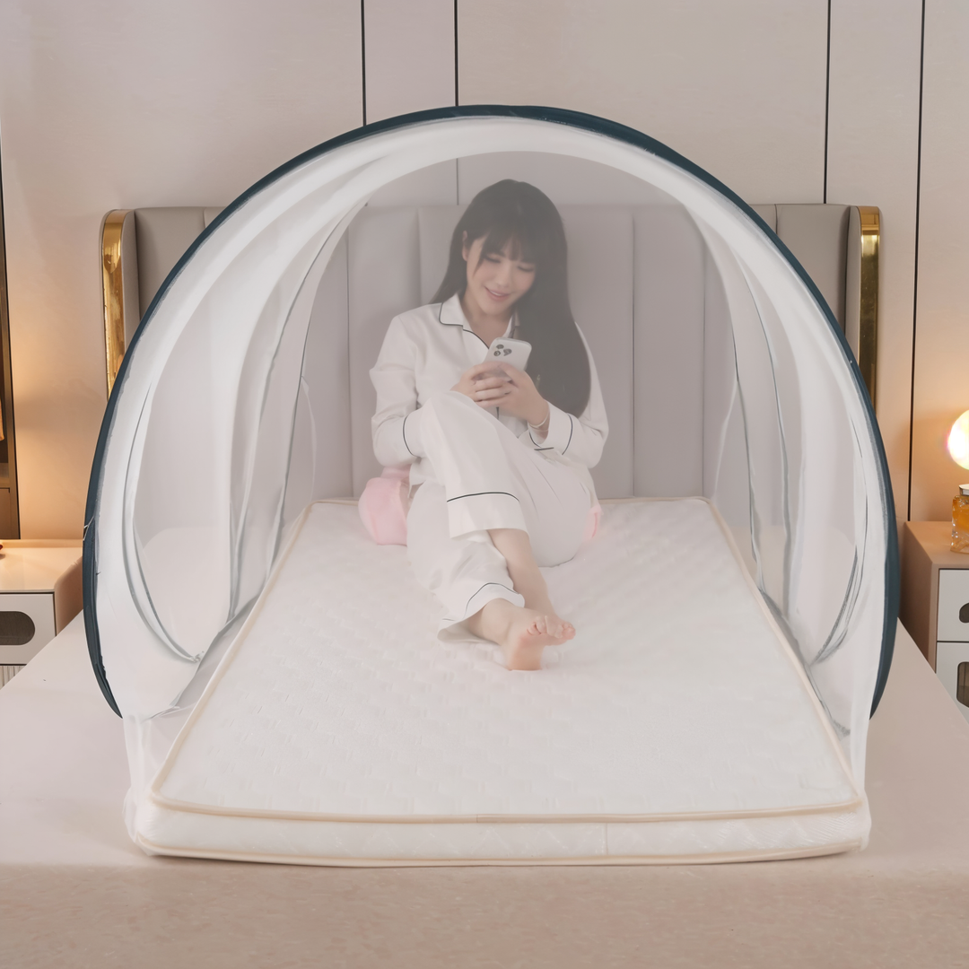 BowLift | Folding Mosquito Net for Bed – Effective Mosquito Protection made of Polyester and Fiberglass