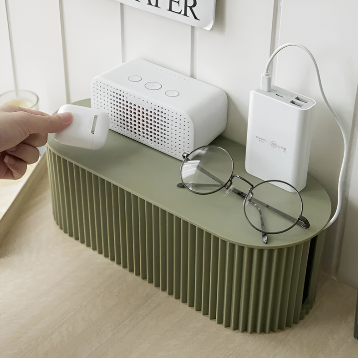 BowLift | Elegant Cable Box in Soft Macaron Colors