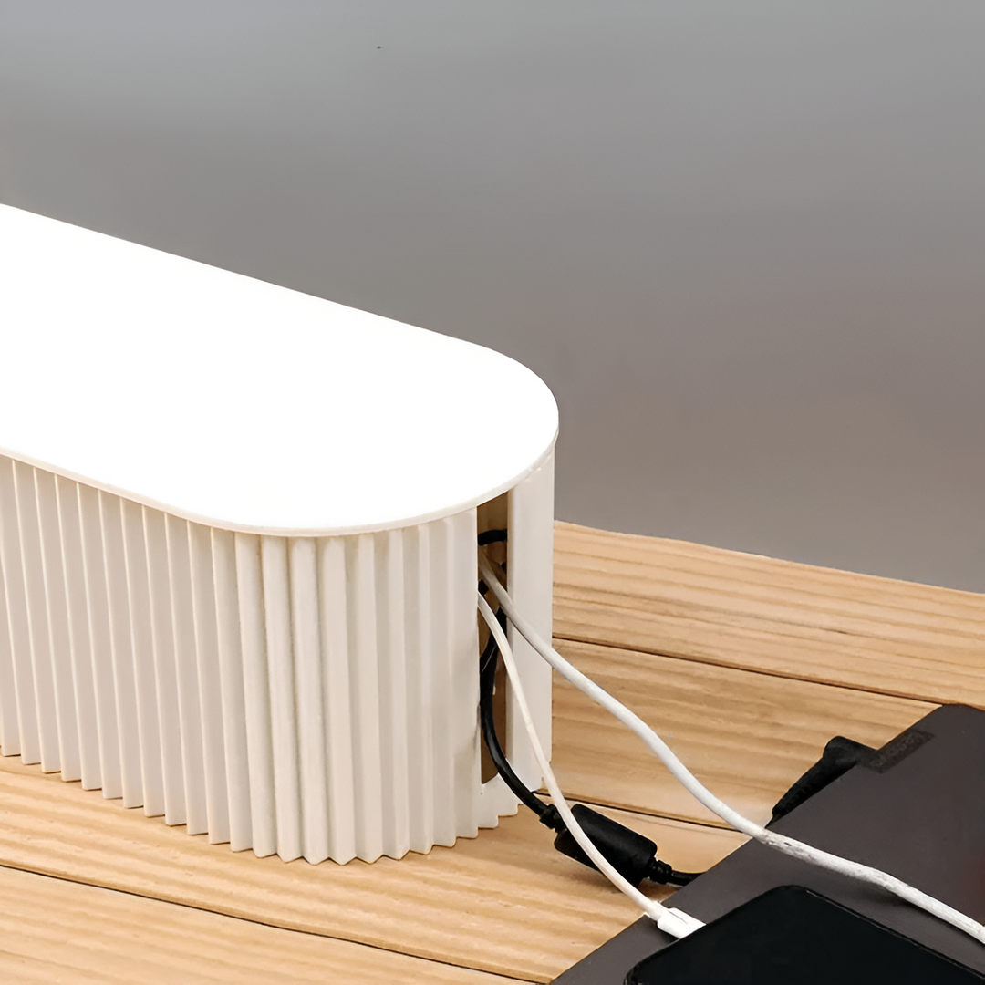 BowLift | Elegant Cable Box in Soft Macaron Colors