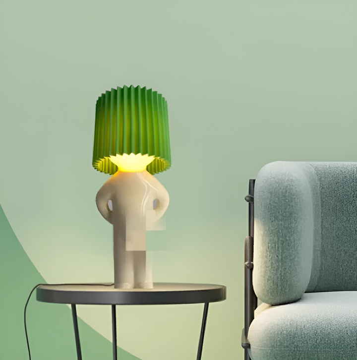 BowLift | Lil'Lad table lamp | Creative LED night light in Shy Boy design