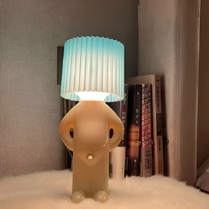 BowLift | Lil'Lad table lamp | Creative LED night light in Shy Boy design