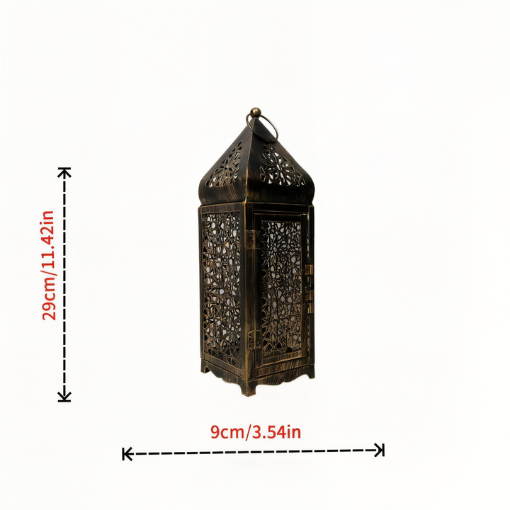 BowLift | Decorative Iron Candle Holder with Arabesque Pattern