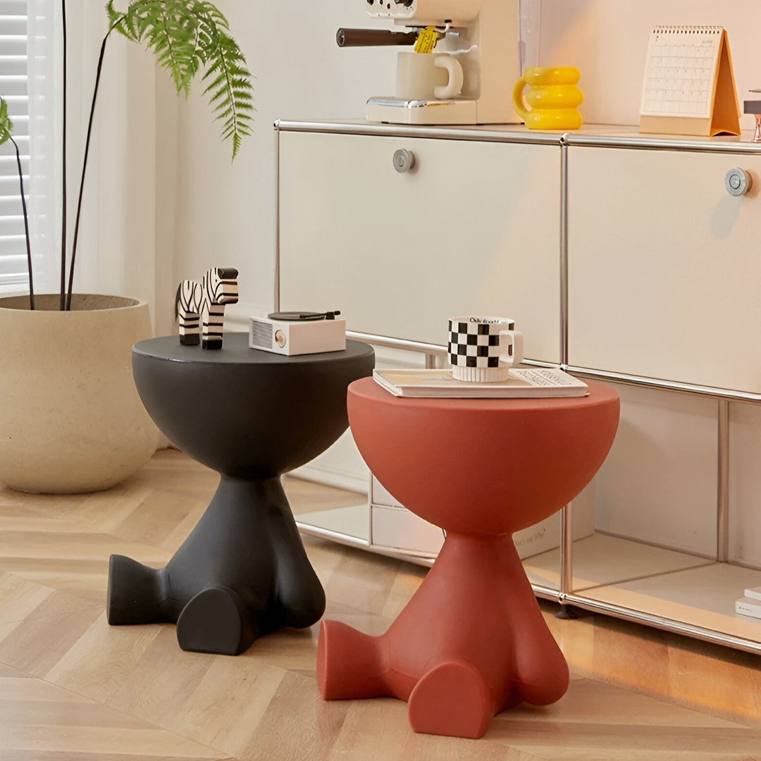 BowLift | Round Coffee Table – Elegant Side Table for Living Room and Interior