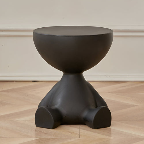 BowLift | Creative Round Side Table in Cream