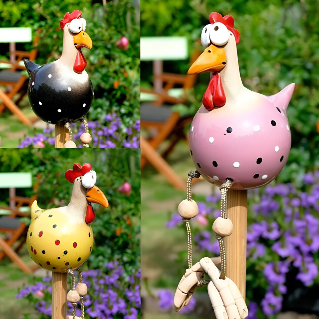BowLift | Haan Garden Statue with Big Eyes Made of Weatherproof Resin