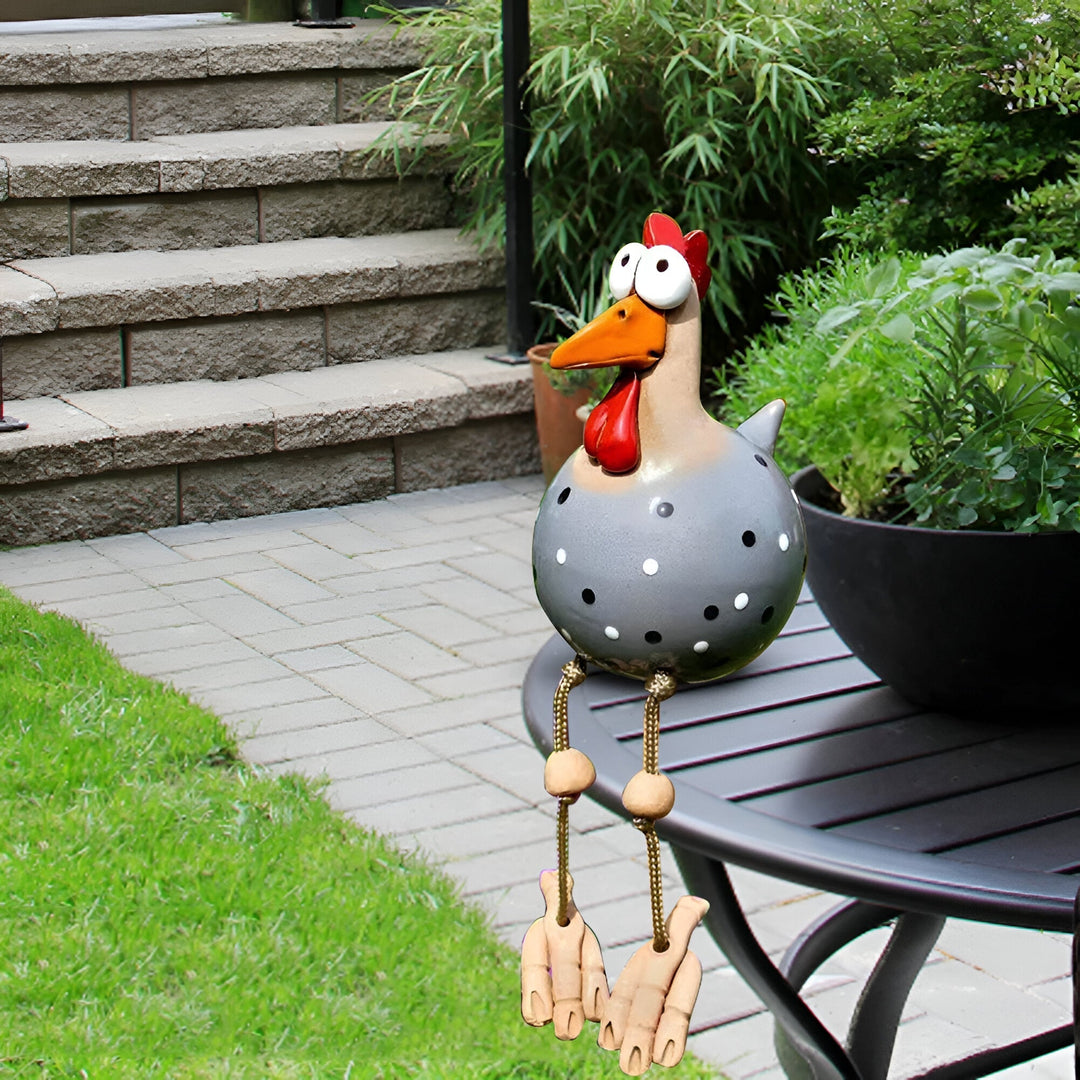BowLift | Haan Garden Statue with Big Eyes Made of Weatherproof Resin