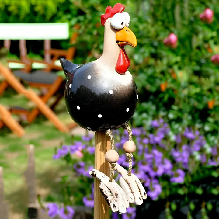 BowLift | Haan Garden Statue with Big Eyes Made of Weatherproof Resin