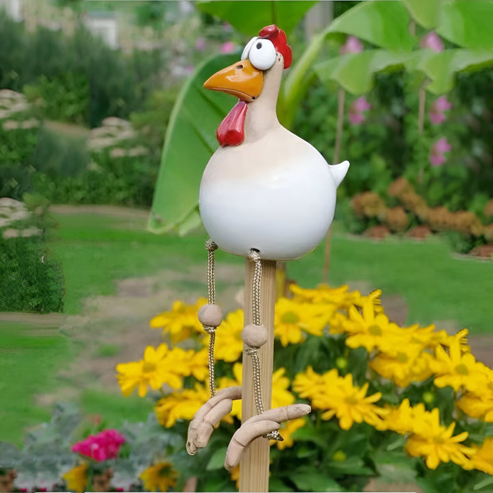 BowLift | Haan Garden Statue with Big Eyes Made of Weatherproof Resin