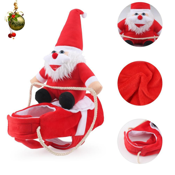 BowLift | HollyPaws - cozy, adjustable Christmas outfit for dogs