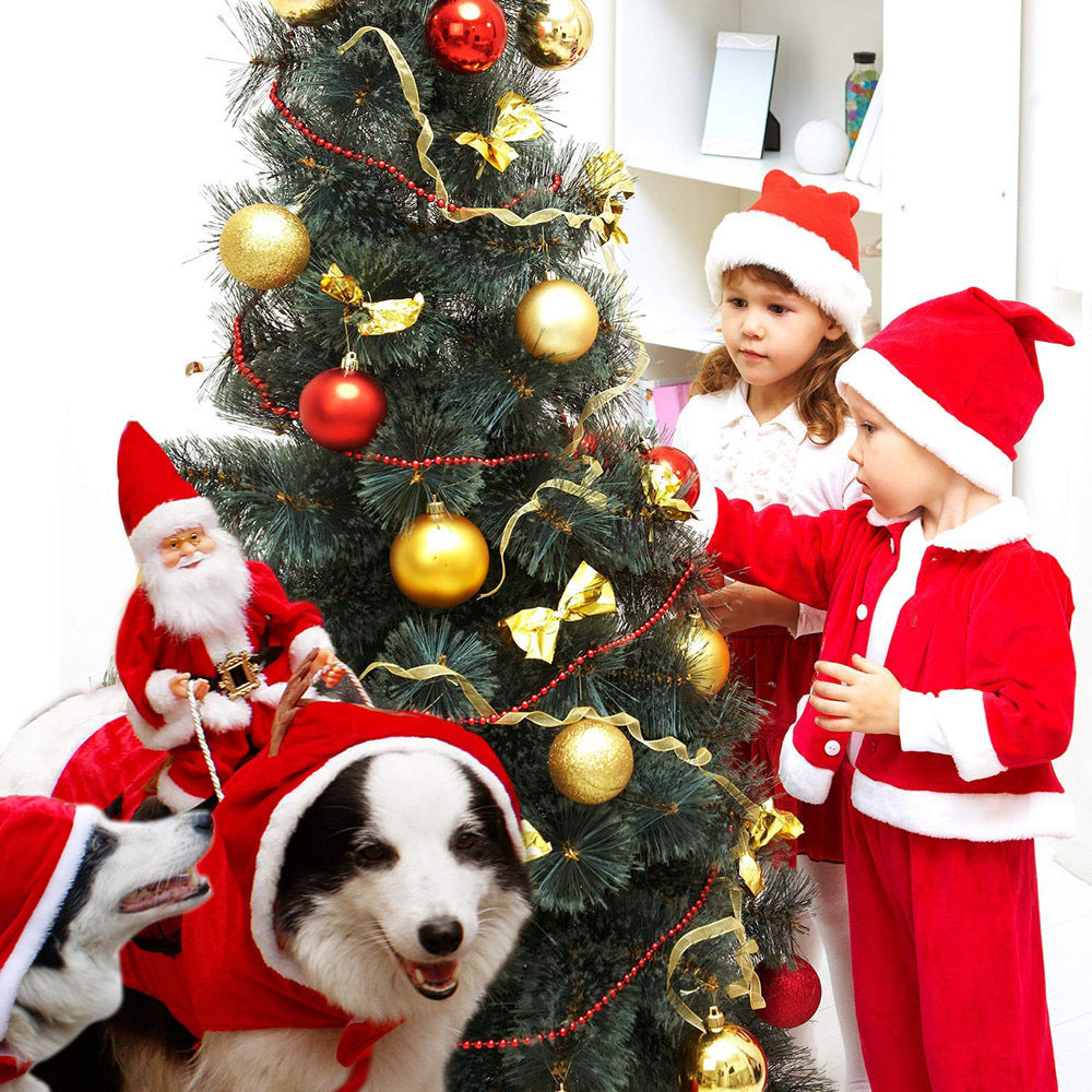 BowLift | HollyPaws - cozy, adjustable Christmas outfit for dogs