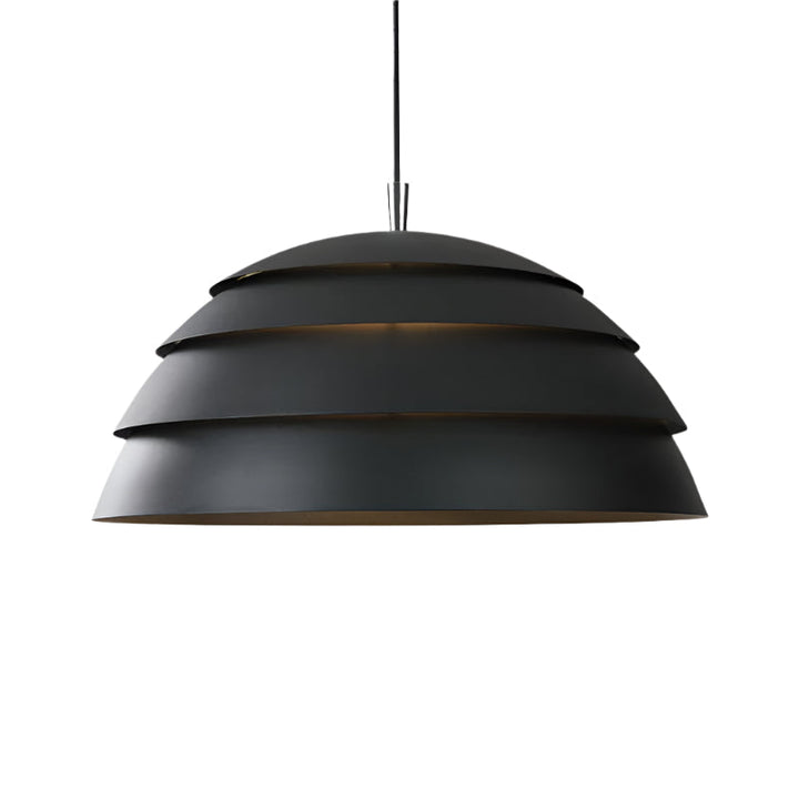 BowLift | Dome Pot | Pendant Light Gray 39 cm Iron/Aluminum