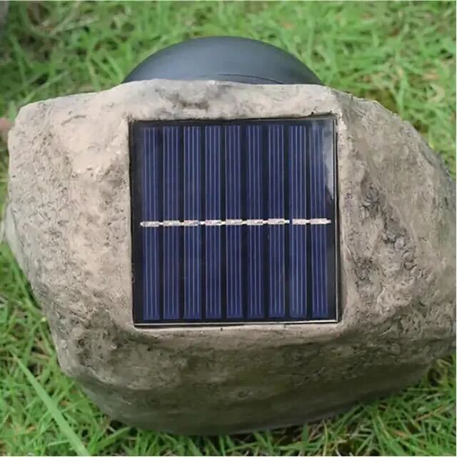 Rocky Glow - Elegant Solar Lamp for Outdoors | Bowlift