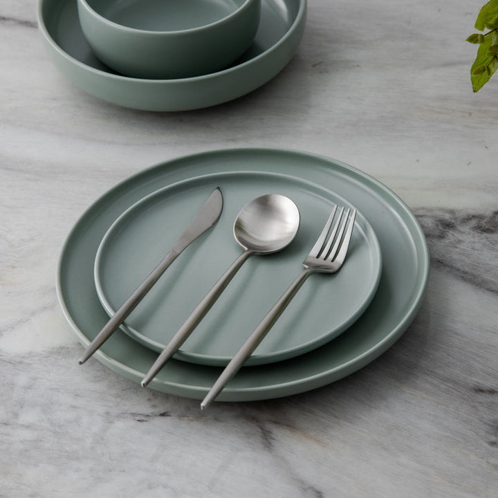 BowLift | Minimalist Luxury Cutlery Set – 20 pieces, Titanium & Stainless Steel