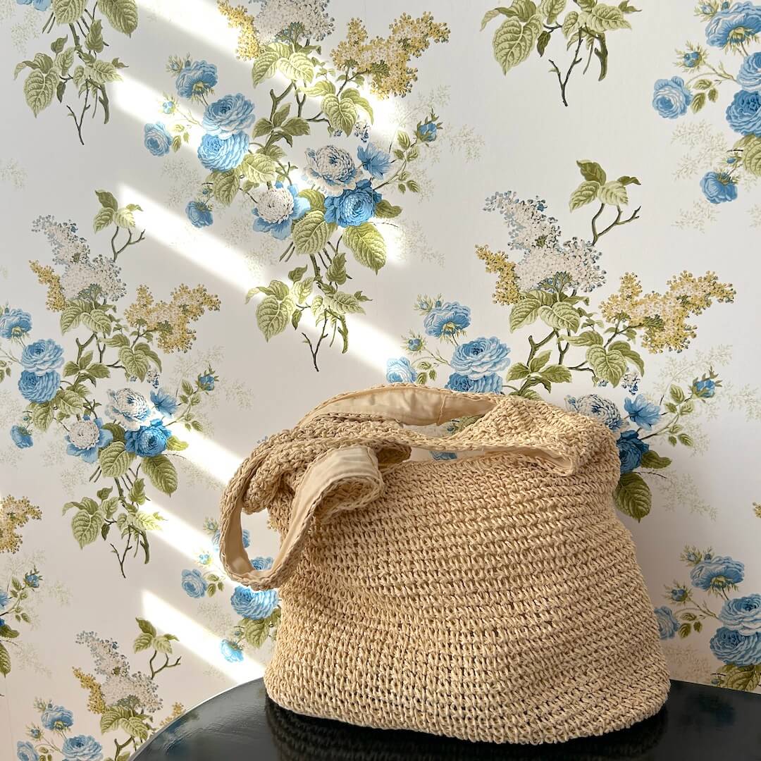 BowLift | Women Straw Tote Bag Beige One Size Bohemian Beach Bag