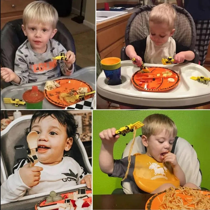 BowLift | Construction Site Eating Set for Children