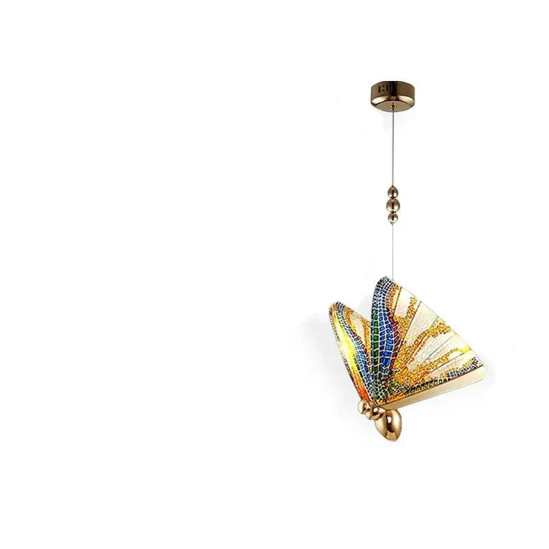 BowLift | FlutterGlow – Artistic Butterfly-Shaped Pendant Lamp
