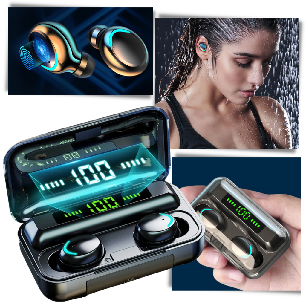BowLift | Bluetooth earbuds with rechargeable battery case