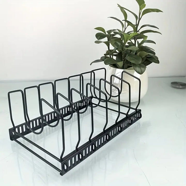 BowLift | Iron Dish Pot Lid and Utensils Storage Rack