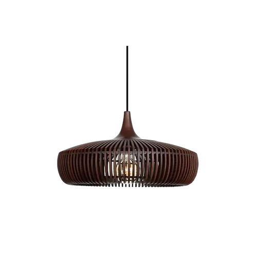BowLift | Japandi Pendant Lamp | Solid Wood Hanging Light for Dining Room