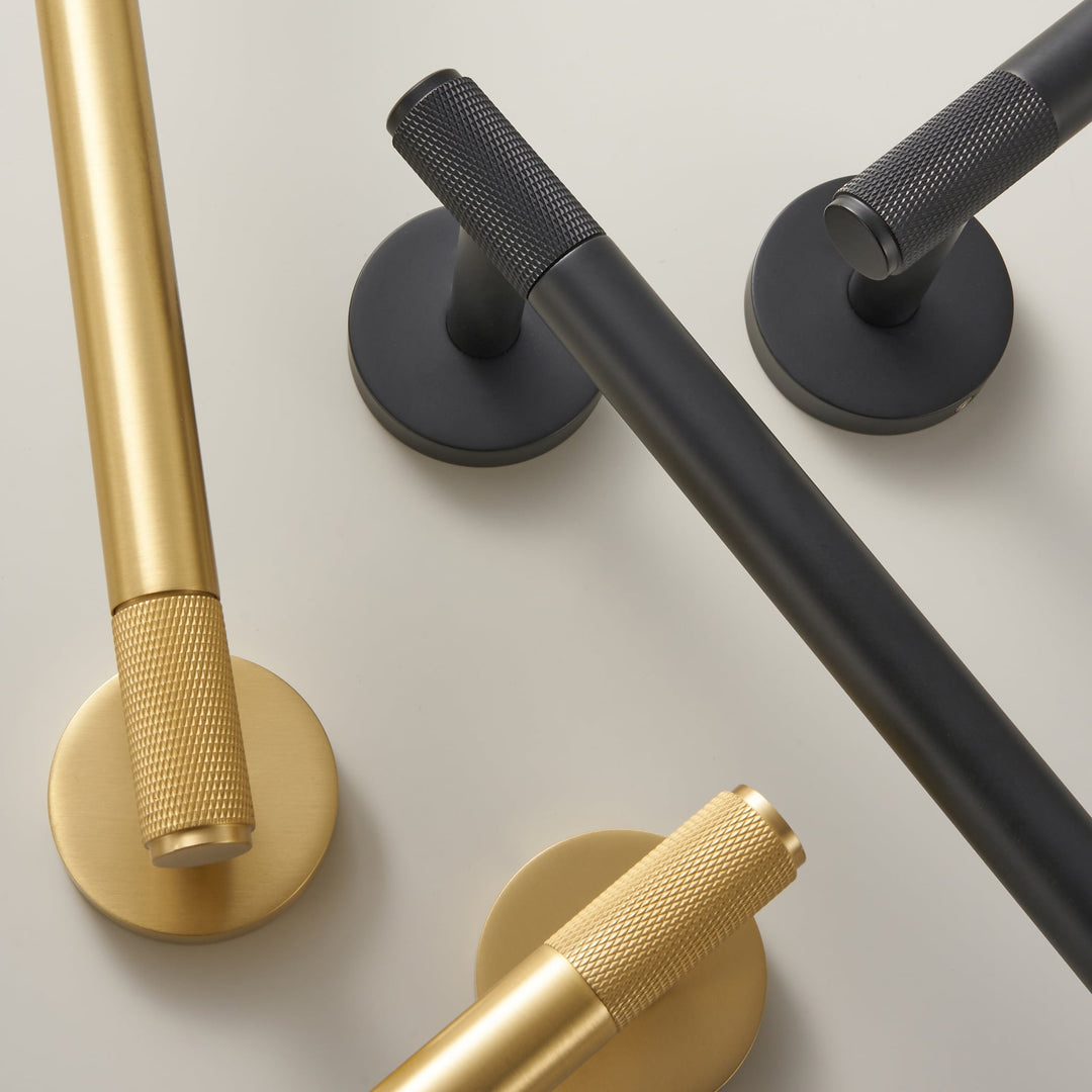 BowLift | KRAM | Solid Brass Toilet Paper Holder Modern Elegant