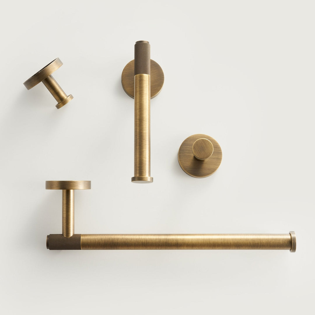 BowLift | KRAM | Solid Brass Toilet Paper Holder Modern Elegant